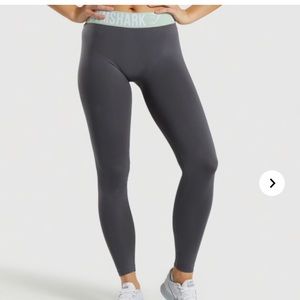 Gymshark Fit Leggings Grey-Light Green